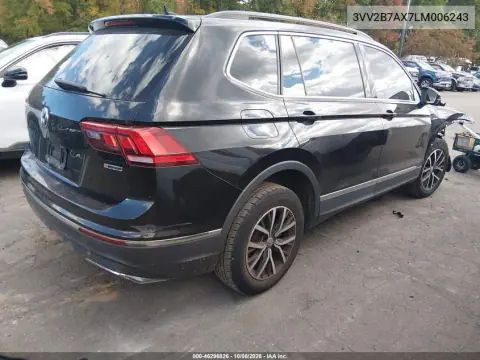 2020 Volkswagen Tiguan 2.0T Se/2.0T Se R-Line Black/2.0T Sel VIN 3VV2B7AX7LM006243 фото 5