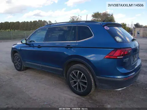 2020 Volkswagen Tiguan 2.0T Se/2.0T Se R-Line Black/2.0T Sel VIN 3VV3B7AXXLM114506 фото 4