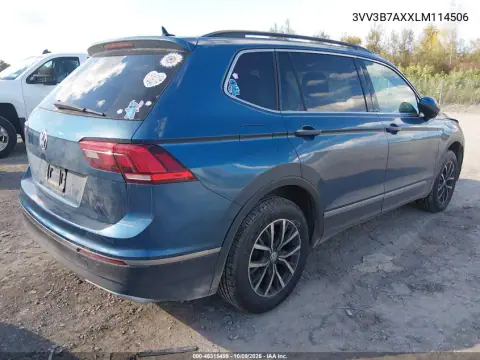 2020 Volkswagen Tiguan 2.0T Se/2.0T Se R-Line Black/2.0T Sel VIN 3VV3B7AXXLM114506 фото 5