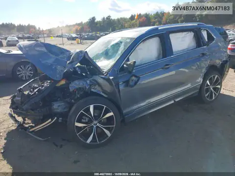 2022 Volkswagen Tiguan 2.0T Sel R-Line VIN 3VV4B7AX6NM047183 фото 2
