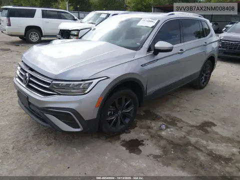 3VV3B7AX2NM008408 — 2022 Volkswagen Tiguan, фото 3 с аукциона IAAI, Повреждения со всех сторон