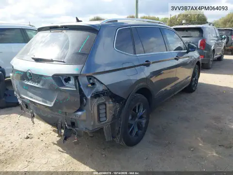 3VV3B7AX4PM064093 — 2023 Volkswagen Tiguan, фото 5 с аукциона IAAI, Задняя часть