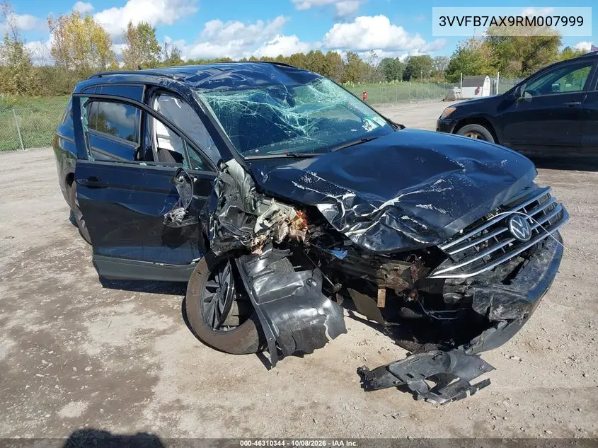 2024 Volkswagen Tiguan 2.0T S VIN 3VVFB7AX9RM007999 фото 1