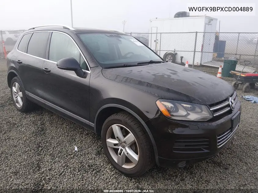2012 Volkswagen Touareg Tdi Lux VIN WVGFK9BPXCD004889 фото 2