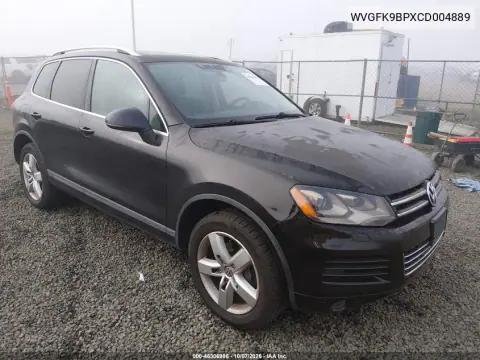 2012 Volkswagen Touareg Tdi Lux VIN WVGFK9BPXCD004889 фото 2