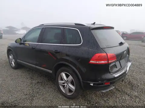 2012 Volkswagen Touareg Tdi Lux VIN WVGFK9BPXCD004889 фото 4