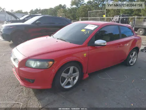 2008 Volvo C30 T5 R-Design/T5 Version 1.0/T5 Version 2.0 VIN YV1MK672182068758 фото 3