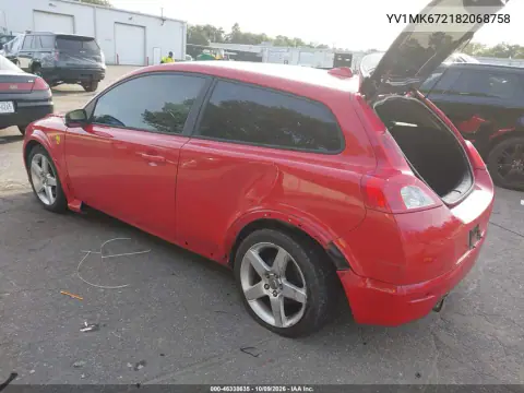 2008 Volvo C30 T5 R-Design/T5 Version 1.0/T5 Version 2.0 VIN YV1MK672182068758 фото 4