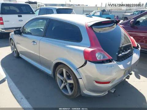 2011 Volvo C30 T5 VIN YV1672MK8B2235907 фото 4