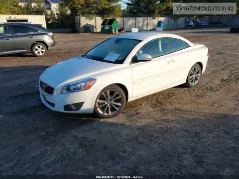 2012 Volvo C70 T5 VIN YV1672MCXCJ123142 фото 3