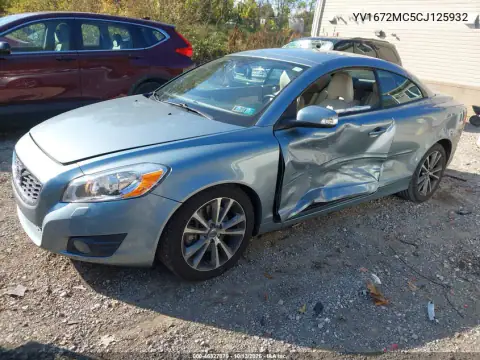 2012 Volvo C70 T5/T5 Platinum/T5 Premier Plus VIN YV1672MC5CJ125932 фото 3