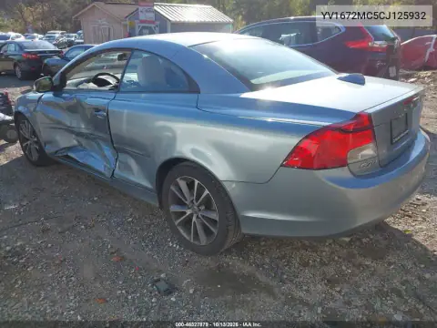 2012 Volvo C70 T5/T5 Platinum/T5 Premier Plus VIN YV1672MC5CJ125932 фото 4