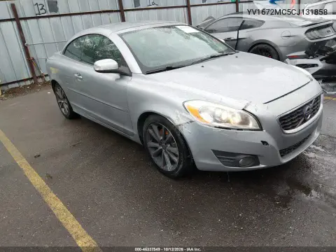 YV1672MC5CJ131858 — 2012 Volvo C70, Передняя часть, фото до ремонта