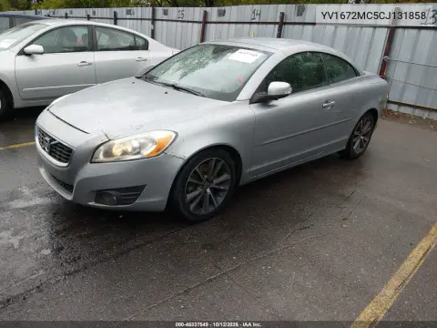 2012 Volvo C70 T5/T5 Platinum/T5 Premier Plus VIN YV1672MC5CJ131858 фото 3