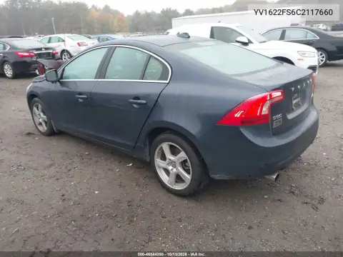2012 Volvo S60 T5 VIN YV1622FS6C2117660 фото 4