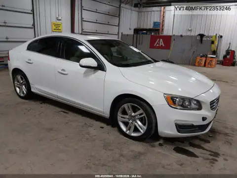 YV140MFK7F2353246 — 2015 Volvo S60, Передняя часть, фото до ремонта