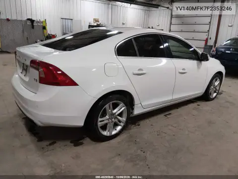 2015 Volvo S60 T5 Premier VIN YV140MFK7F2353246 фото 5