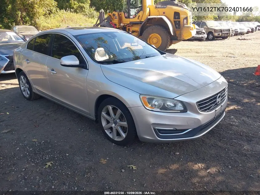 2016 Volvo S60 T5 Premier VIN YV1612TK7G2401666 фото 1