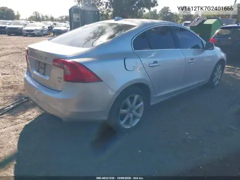 2016 Volvo S60 T5 Premier VIN YV1612TK7G2401666 фото 4