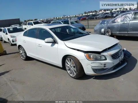 LYV402HK9JB171076 — 2018 Volvo S60, Передняя часть, фото до ремонта
