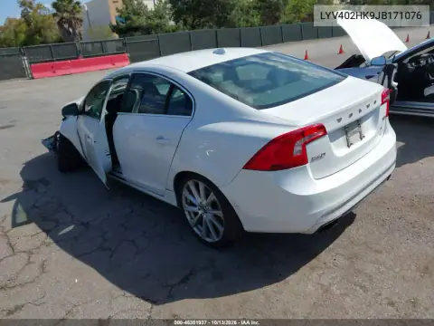 LYV402HK9JB171076 — 2018 Volvo S60, фото 3 с аукциона IAAI, Передняя часть