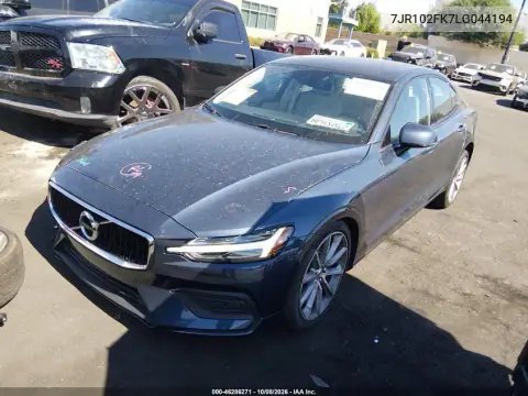 2020 Volvo S60 T5 Momentum VIN 7JR102FK7LG044194 фото 3