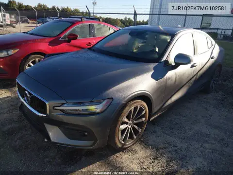2021 Volvo S60 T5 Momentum VIN 7JR102FK7MG102581 фото 3