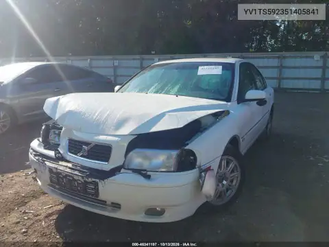 YV1TS592351405841 — 2005 Volvo S80, фото 3 с аукциона IAAI, Передняя часть