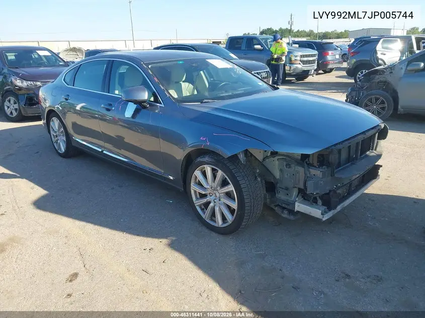 2018 Volvo S90 T6 Inscription VIN LVY992ML7JP005744 фото 2