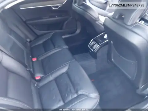2022 Volvo S90 B6 Inscription VIN LVY062ML8NP248728 фото 8