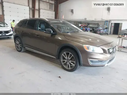 YV4612HK1G1006089 — 2016 Volvo V60 Cross Country, Естественный износ, фото до ремонта