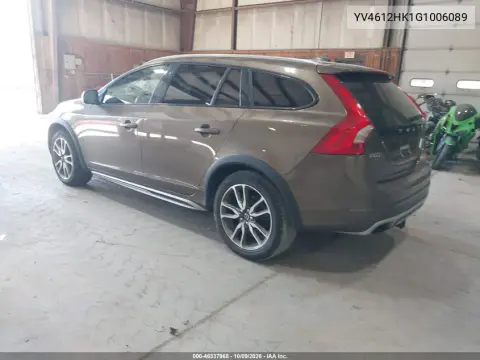 2016 Volvo V60 Cross Country T5 VIN YV4612HK1G1006089 фото 3