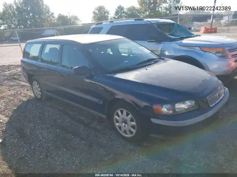 YV1SW61R022242389 — 2002 Volvo V70, Естественный износ, фото до ремонта