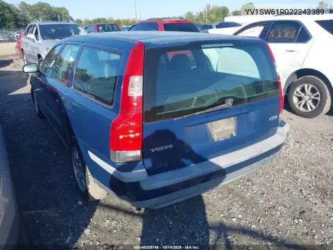 YV1SW61R022242389 — 2002 Volvo V70, фото 3 с аукциона IAAI, Естественный износ