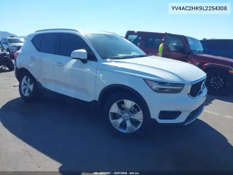 YV4AC2HK9L2254308 — 2020 Volvo XC40, Правая сторона, фото до ремонта