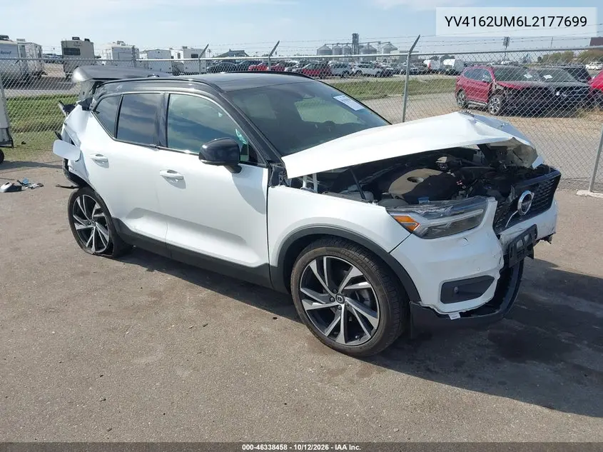 2020 Volvo Xc40 T5 R-Design VIN YV4162UM6L2177699 фото 2