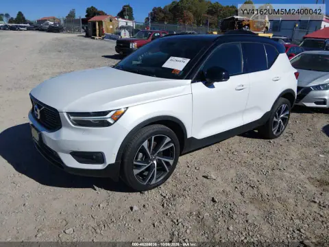 2021 Volvo Xc40 T5 R-Design VIN YV4162UM5M2400042 фото 3