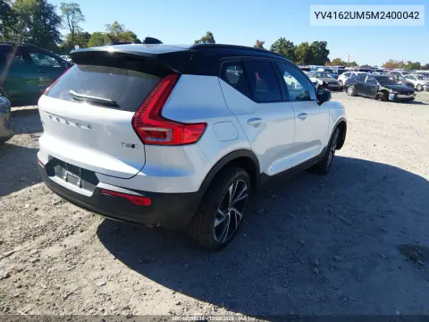 2021 Volvo Xc40 T5 R-Design VIN YV4162UM5M2400042 фото 5