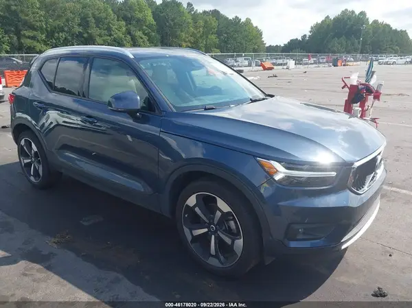 YV4AC2HKXN2721187 — 2022 Volvo XC40, Задняя часть (Rear), фото до ремонта