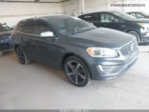 YV4902RG3F2595374 — 2015 Volvo XC60, Естественный износ, фото до ремонта