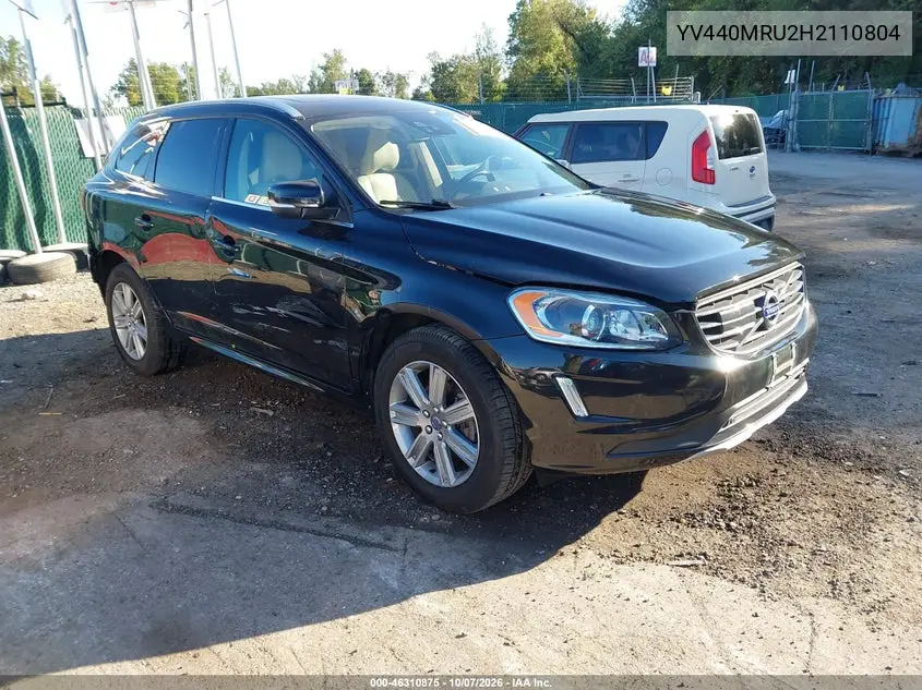 2017 Volvo Xc60 T5 Inscription VIN YV440MRU2H2110804 фото 2