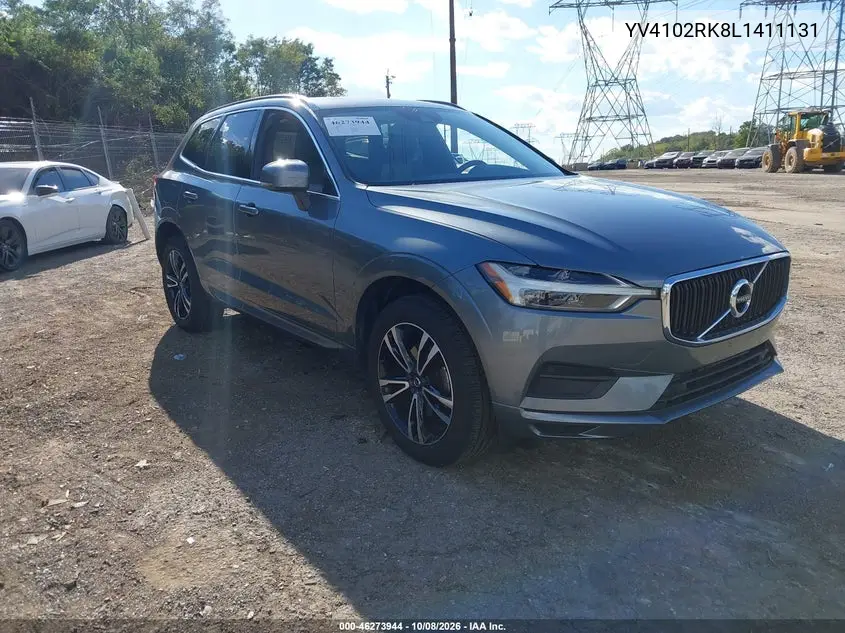 2020 Volvo Xc60 T5 Momentum VIN YV4102RK8L1411131 фото 2