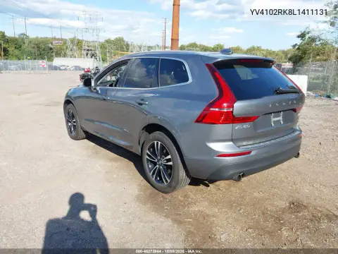 2020 Volvo Xc60 T5 Momentum VIN YV4102RK8L1411131 фото 4