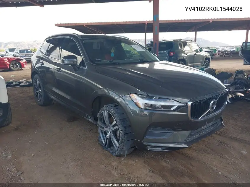 2020 Volvo Xc60 T5 Momentum VIN YV4102RK0L1544028 фото 1