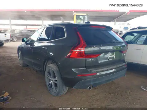 2020 Volvo Xc60 T5 Momentum VIN YV4102RK0L1544028 фото 3
