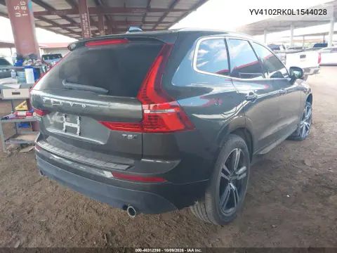 2020 Volvo Xc60 T5 Momentum VIN YV4102RK0L1544028 фото 4