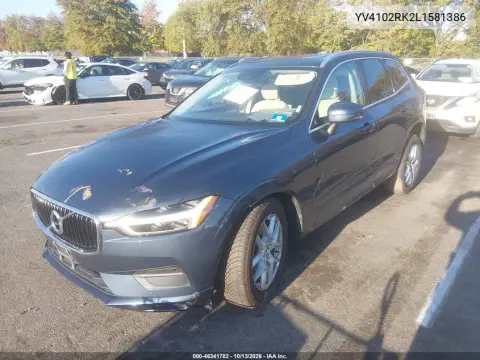 2020 Volvo Xc60 T5 Momentum VIN YV4102RK2L1581386 фото 3
