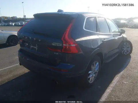 2020 Volvo Xc60 T5 Momentum VIN YV4102RK2L1581386 фото 5