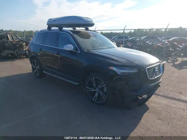 YV4BC0PM2H1121768 — 2017 Volvo XC90 Hybrid T8 Phev R-Design, Передняя часть (Front), фото до ремонта