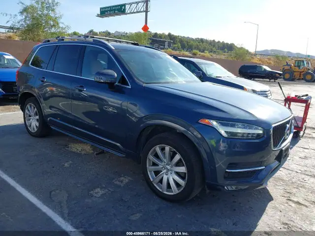 YV4A22PK9J1387965 — 2018 Volvo XC90 T6 Momentum, Задняя часть (Rear), фото до ремонта